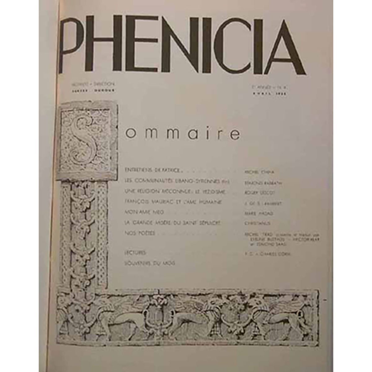 Phénicia - (Full Size Reprint All 13 Issues (1938 - 1939) Magazine