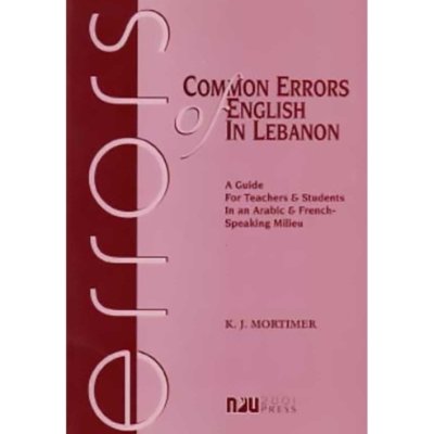 Common Errors of English in Lebanon