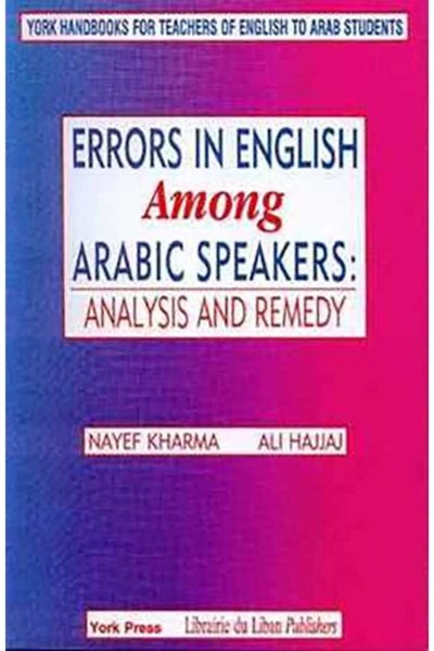 Errors in English Among Arabic Speakers