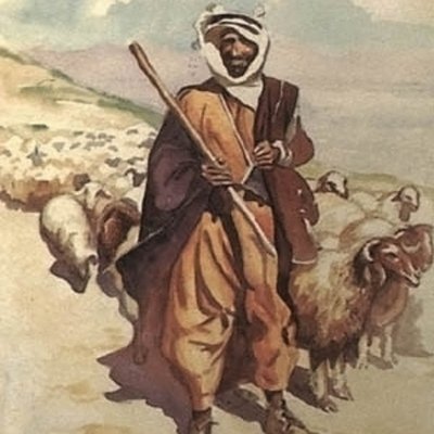 راعي غنم قرب بعلبك - ١٩٤٤