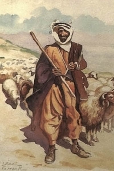 راعي غنم قرب بعلبك - ١٩٤٤