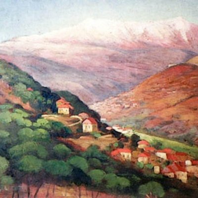 قرية في المتن لبنان - ١٩٤٥