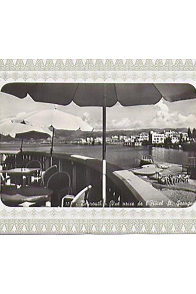 1960's Card B&W Picture St. Georges Hotel