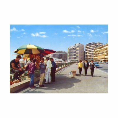 1970's Postcard - Beirut Raouche District
