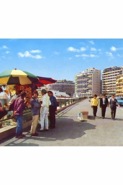 1970's Postcard - Beirut Raouche District