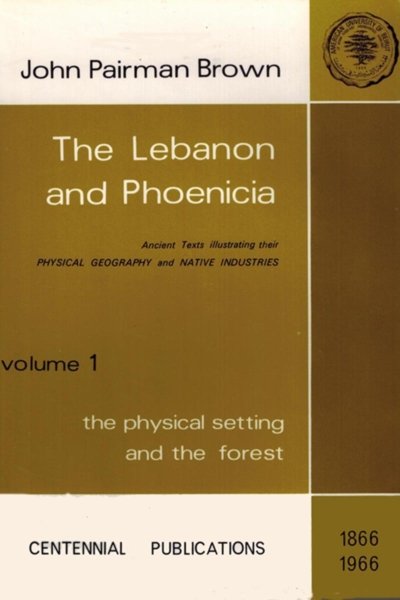 The lebanon and phoenicia