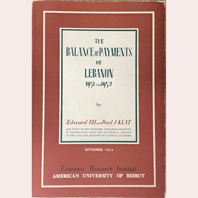 Lebanon: The Balance of Payments 1952 -1953